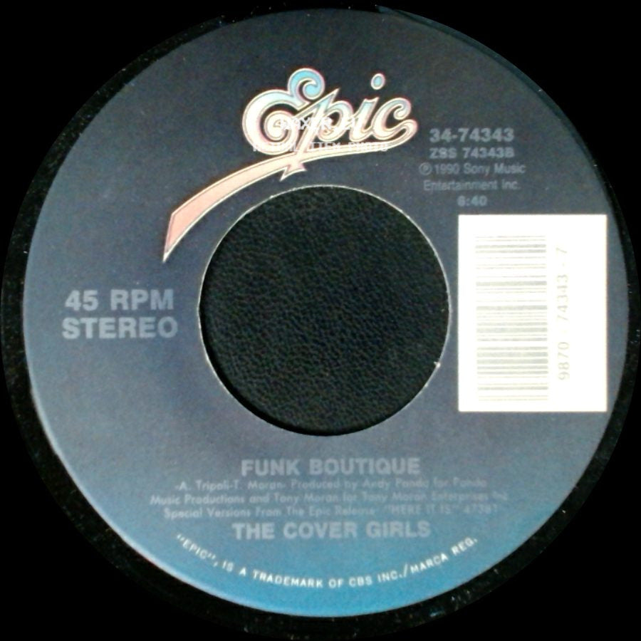 The Cover Girls - Wishing On A Star / Funk Boutique side B