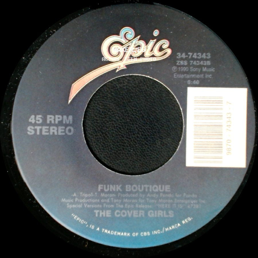 The Cover Girls - Funk Boutique / Wishing On A Star side A