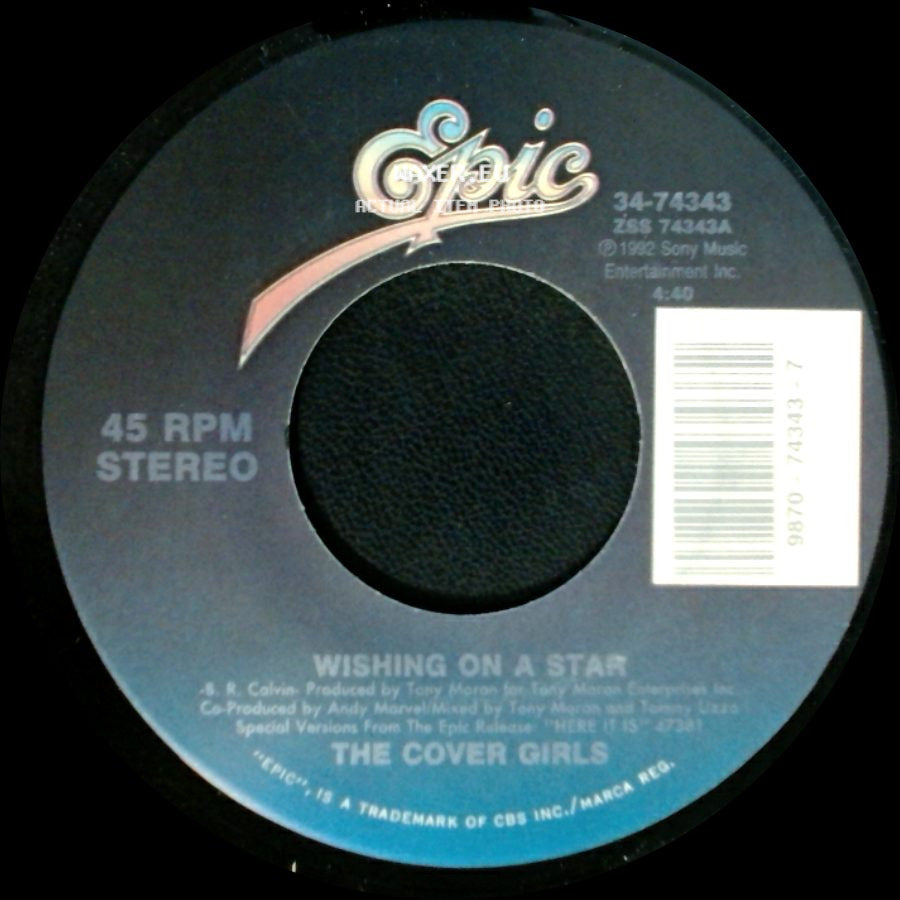 The Cover Girls - Funk Boutique / Wishing On A Star side B