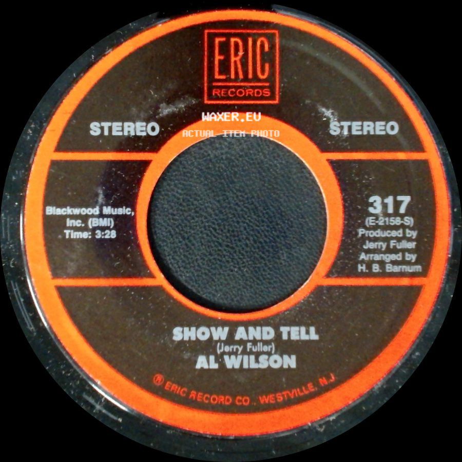 Climax / Al Wilson - Precious And Few / Show And Tell side B