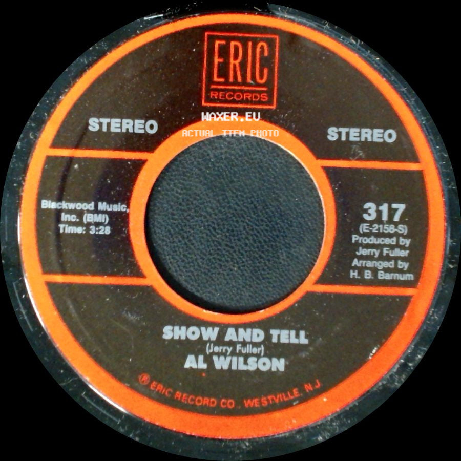 Climax / Al Wilson - Precious And Few / Show And Tell side B