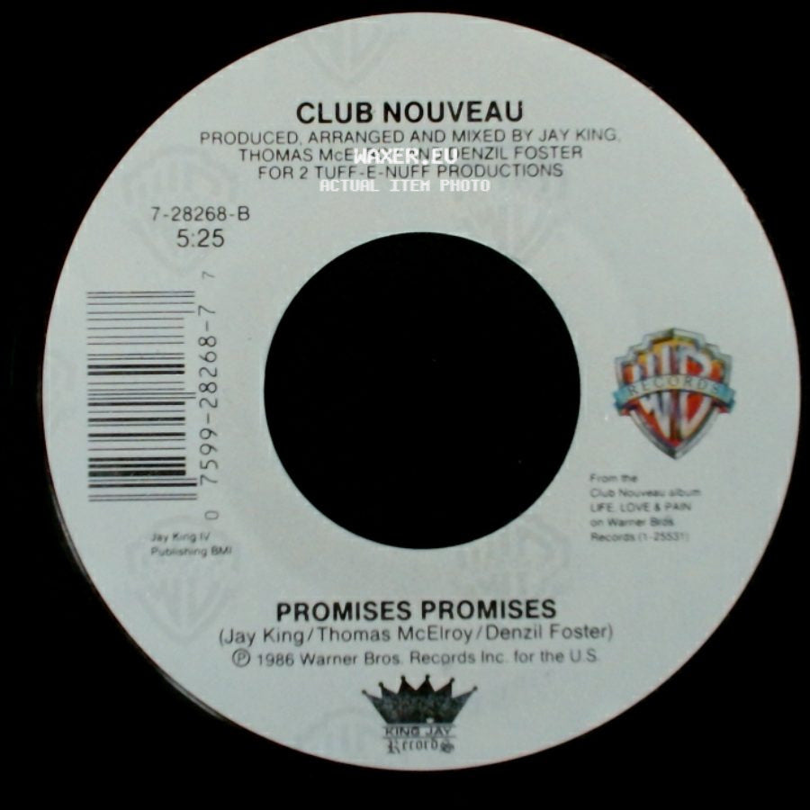 Club Nouveau - Let Me Go / Promises Promises side B