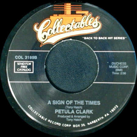 Petula Clark - A Sign Of The Times / My Love side A