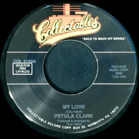 Petula Clark - A Sign Of The Times / My Love side B