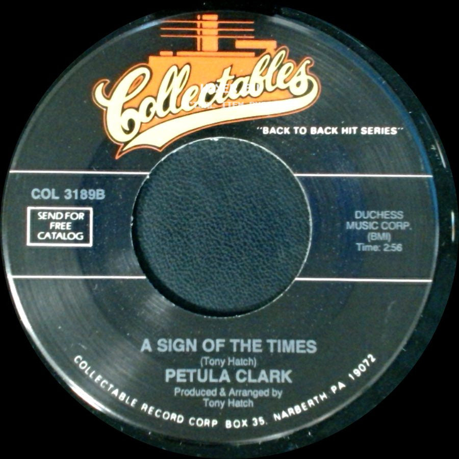Petula Clark - A Sign Of The Times / My Love side A