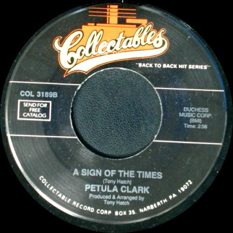 Petula Clark - A Sign Of The Times / My Love side A