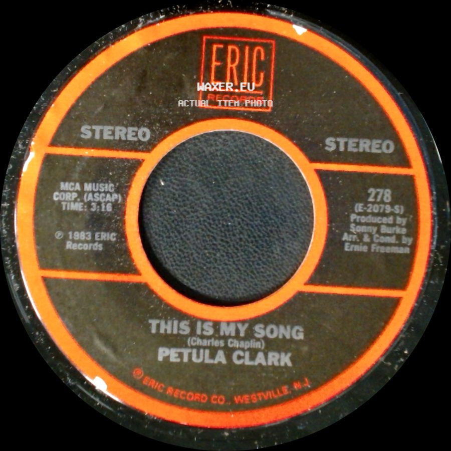 Petula Clark - I Couldn't Live Without Your Love / This Is My Song side B