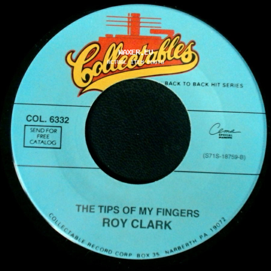 Roy Clark / Robert Mitchum - The Tips Of My Fingers / Ballad Of Thunder Road side A