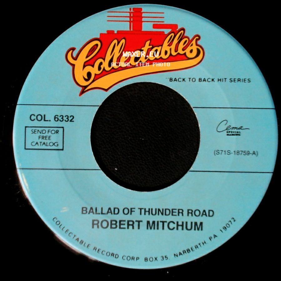 Roy Clark / Robert Mitchum - The Tips Of My Fingers / Ballad Of Thunder Road side B
