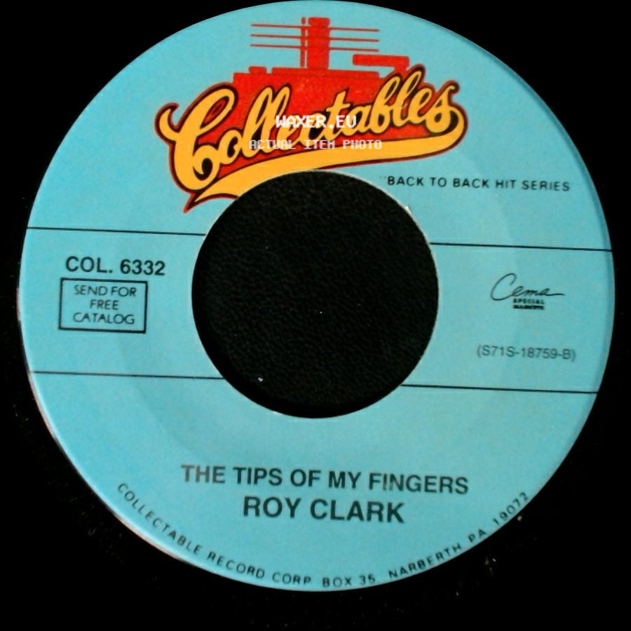Roy Clark / Robert Mitchum - The Tips Of My Fingers / Ballad Of Thunder Road side A