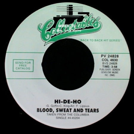Blood, Sweat And Tears - Hi-De-Ho / Got To Get You Into My Life side A