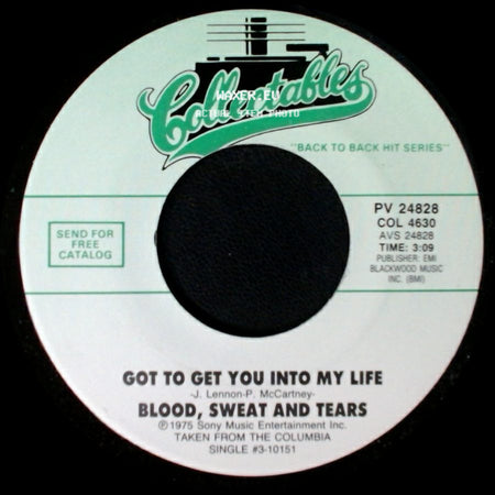 Blood, Sweat And Tears - Hi-De-Ho / Got To Get You Into My Life side B