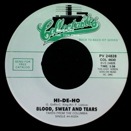 Blood, Sweat And Tears - Got To Get You Into My Life / Hi-De-Ho side B