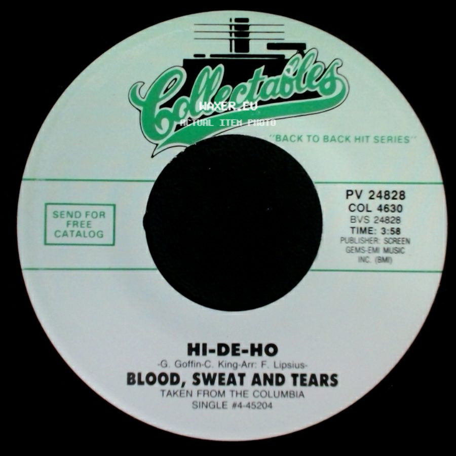 Blood, Sweat And Tears - Got To Get You Into My Life / Hi-De-Ho side B