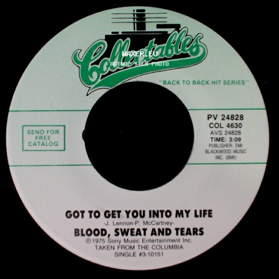 Blood, Sweat And Tears - Got To Get You Into My Life / Hi-De-Ho side A
