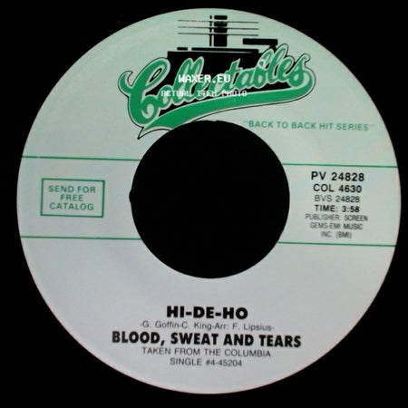 Blood, Sweat And Tears - Got To Get You Into My Life / Hi-De-Ho side B