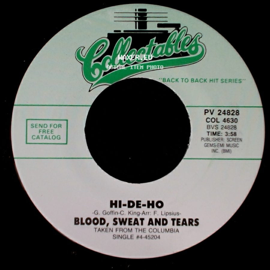 Blood, Sweat And Tears - Hi-De-Ho / Got To Get You Into My Life side A