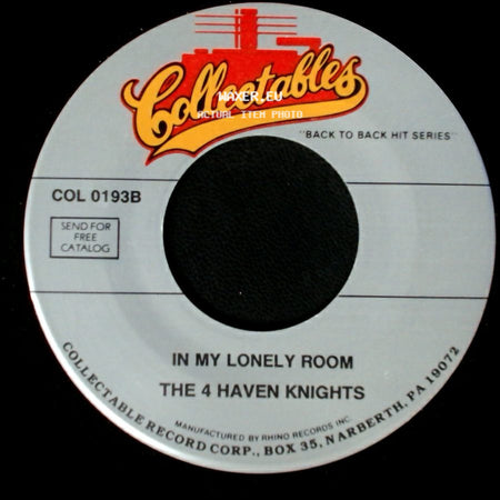The Blue Notes / The 4 Haven Knights - If You Love Me / In My Lonely Room side B