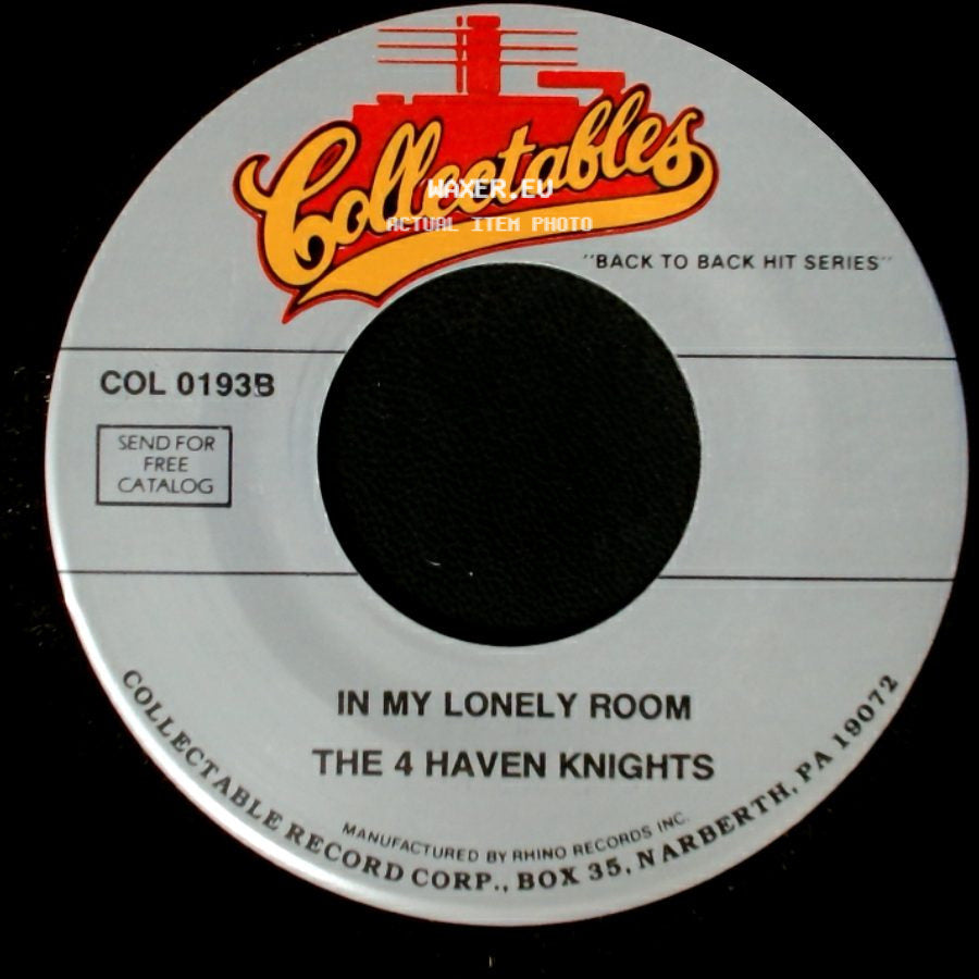 The Blue Notes / The 4 Haven Knights - If You Love Me / In My Lonely Room side B