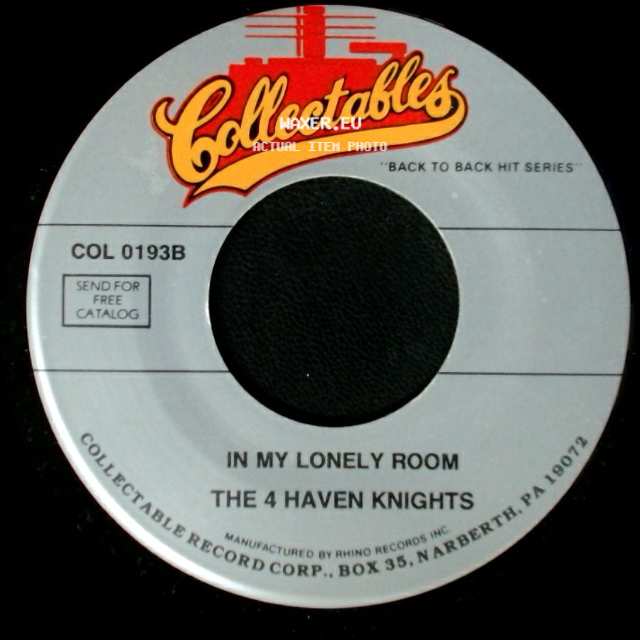 The Blue Notes / The 4 Haven Knights - If You Love Me / In My Lonely Room side B