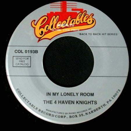 The Blue Notes / The 4 Haven Knights - If You Love Me / In My Lonely Room side B