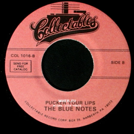 The Blue Notes - Blue Star / Pucker Your Lips side B