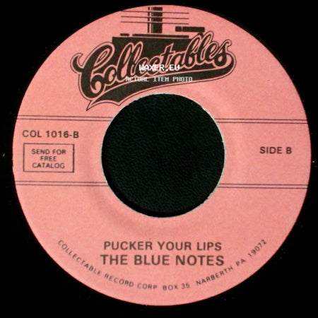 The Blue Notes - Blue Star / Pucker Your Lips side B