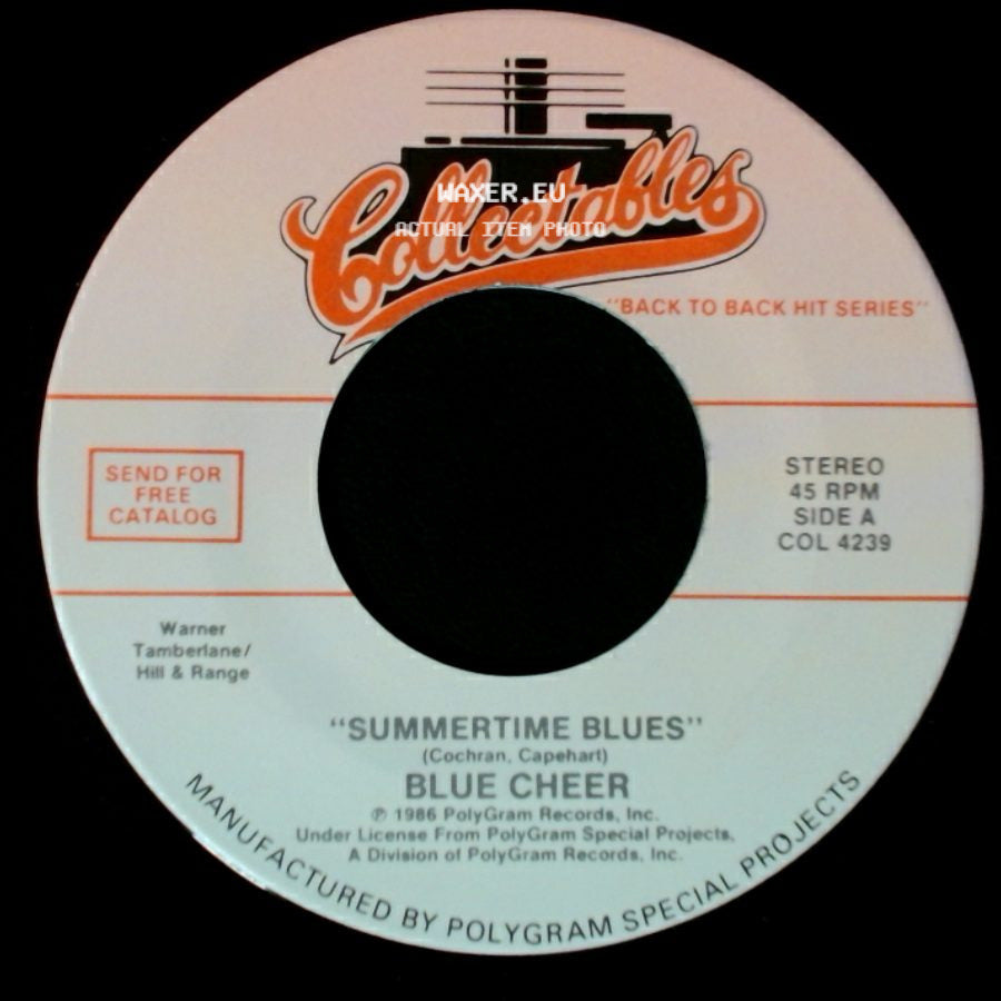 Blue Cheer / Five Man Electrical Band - Summertime Blues / Signs side A