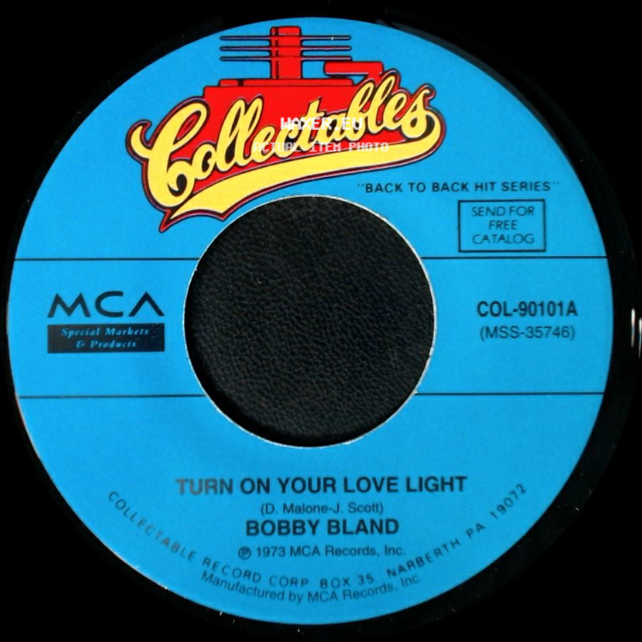 Bobby Bland - Turn On Your Love Light / I Pity The Fool side A