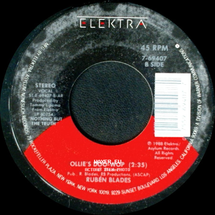 Ruben Blades - Hopes On Hold / Ollie's Doo-Wop side B