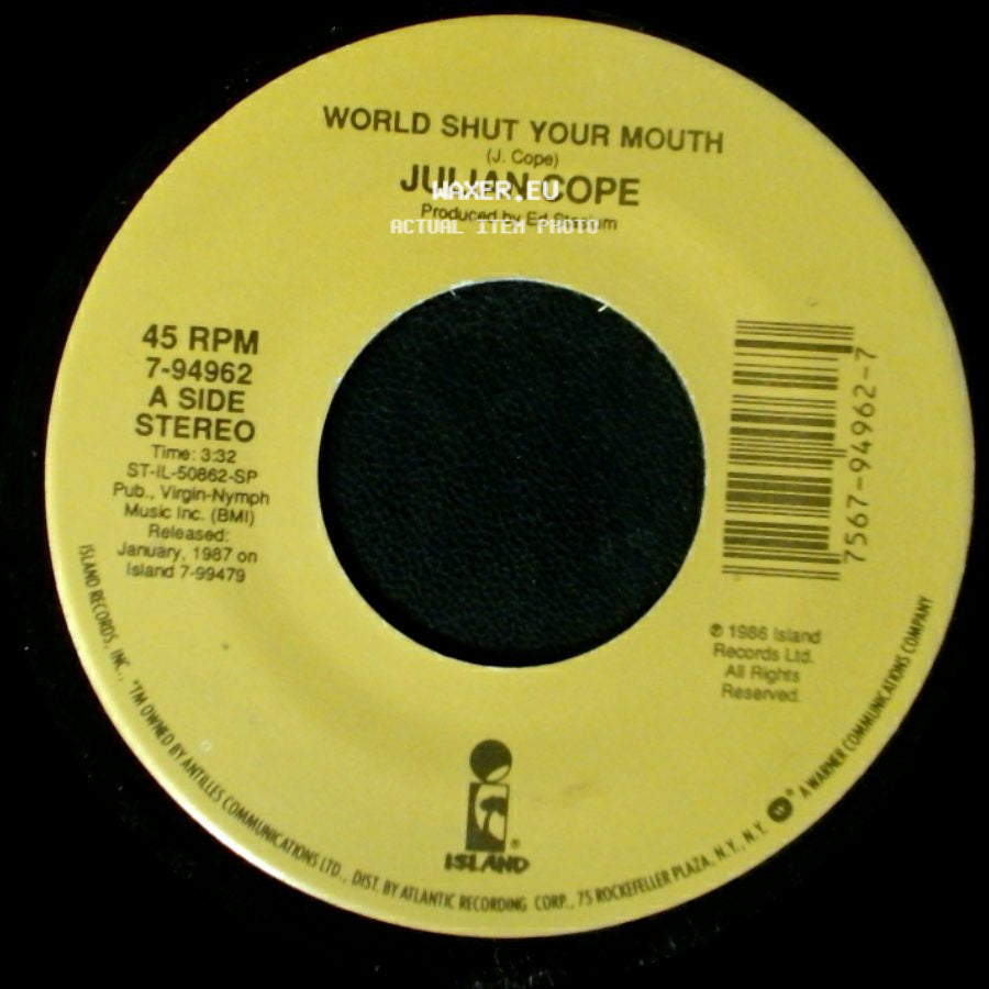 Julian Cope - World Shut Your Mouth / Eve's Volcano side A