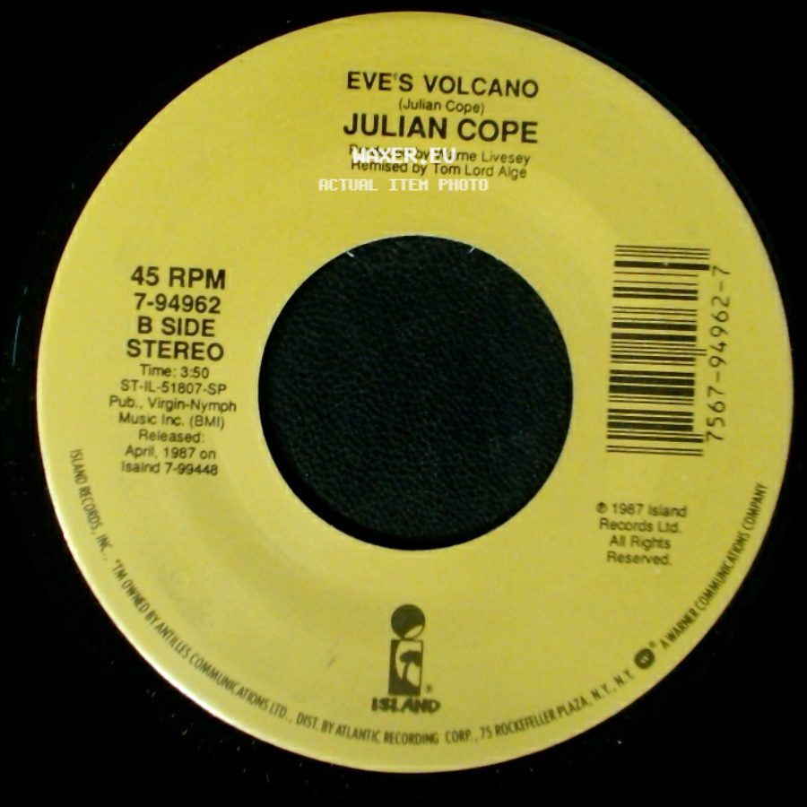 Julian Cope - World Shut Your Mouth / Eve's Volcano side B