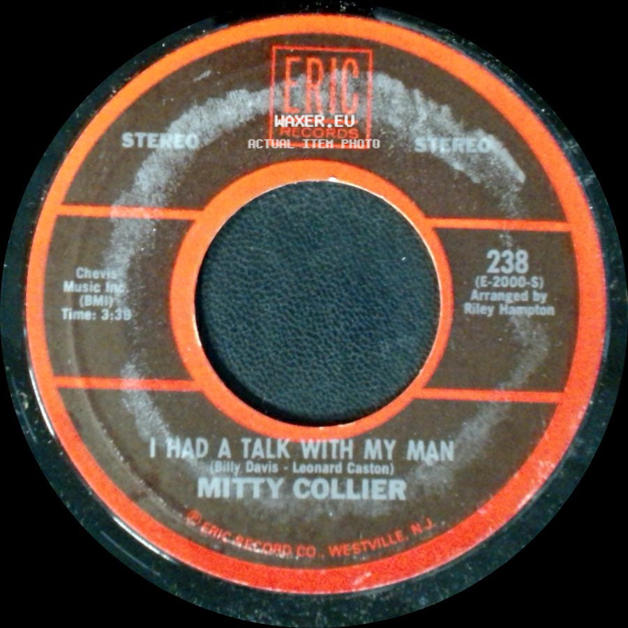 The Corsairs / Mitty Collier - Smoky Places / I Had A Talk With My Man side B