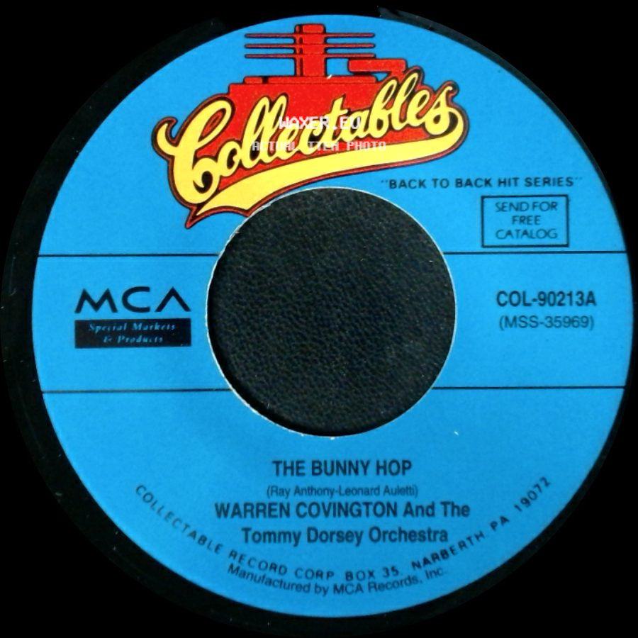 Warren Covington And The Tommy Dorsey Orchestra - Charleston / The Bunny Hop side B