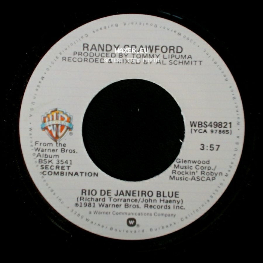 Randy Crawford - Rio De Janeiro Blue / Rainy Night In Georgia side A