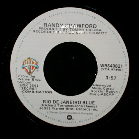 Randy Crawford - Rio De Janeiro Blue / Rainy Night In Georgia side A