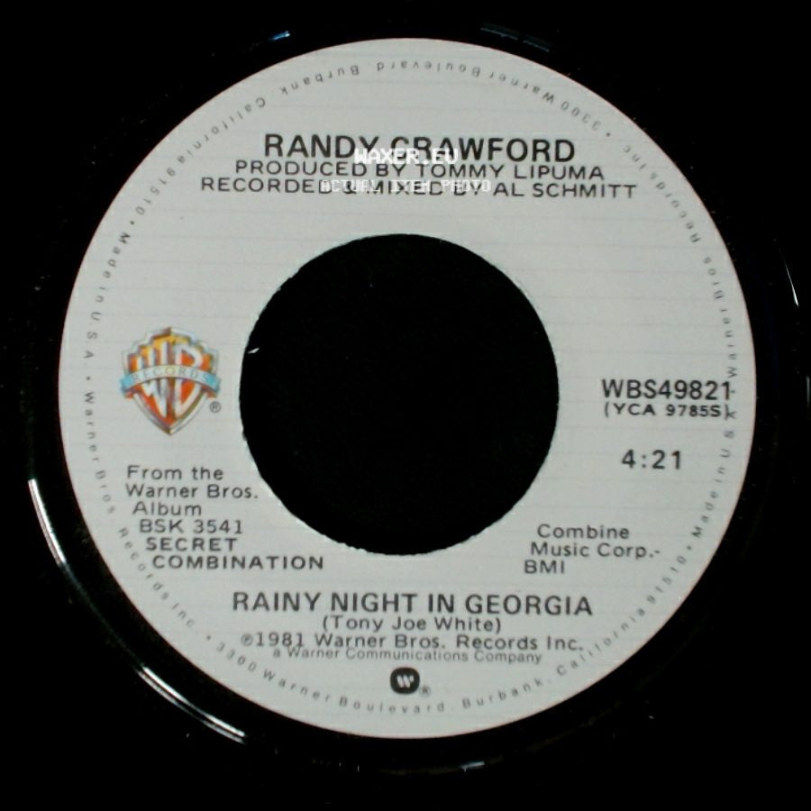 Randy Crawford - Rio De Janeiro Blue / Rainy Night In Georgia side B