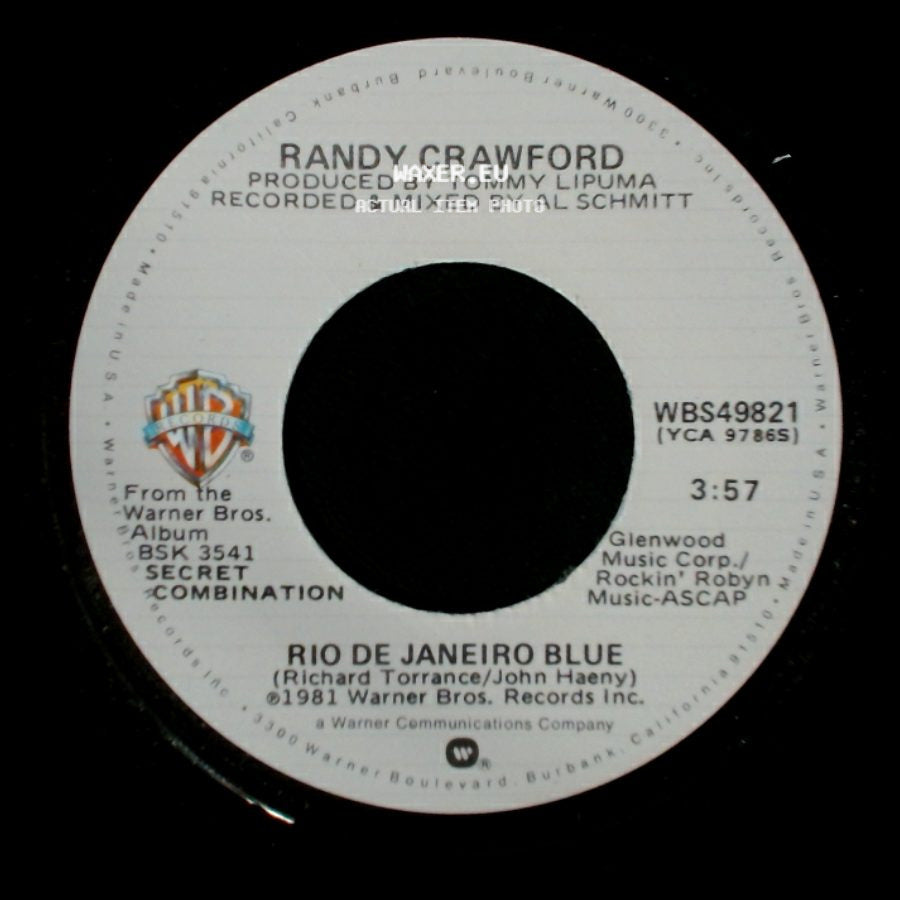 Randy Crawford - Rio De Janeiro Blue / Rainy Night In Georgia side A