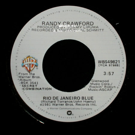 Randy Crawford - Rio De Janeiro Blue / Rainy Night In Georgia side A