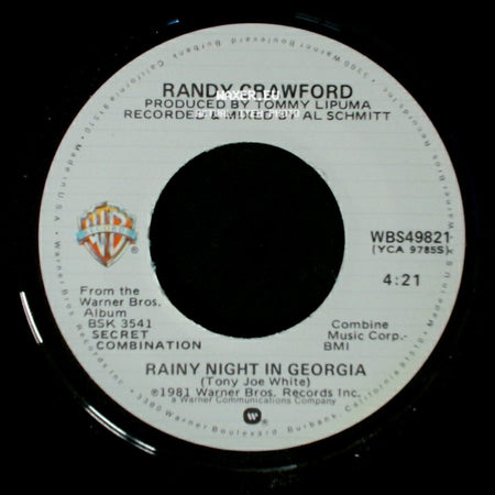 Randy Crawford - Rio De Janeiro Blue / Rainy Night In Georgia side B