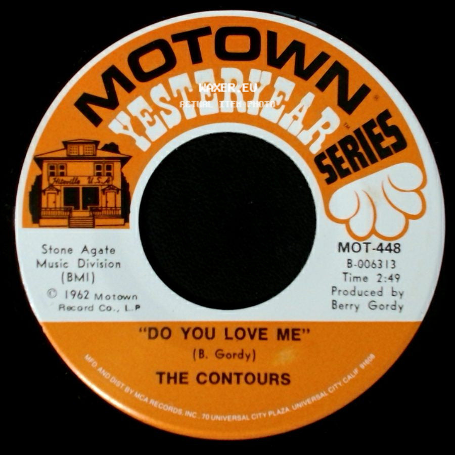 The Contours - Do You Love Me / Shake, Sherrie side A