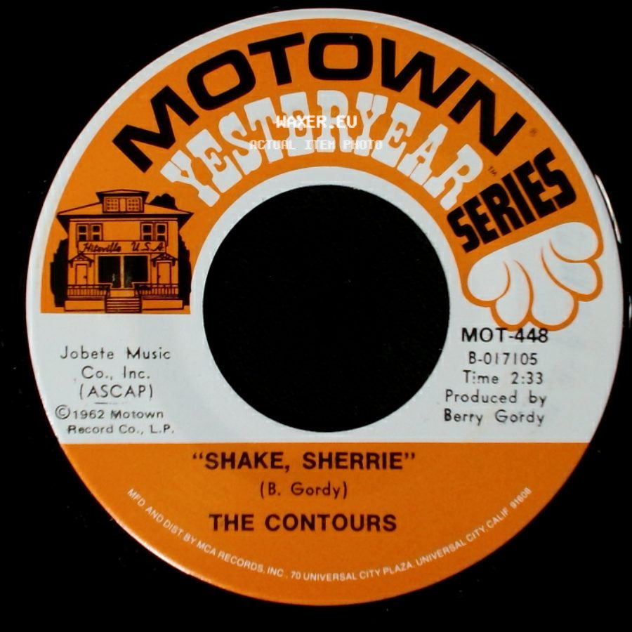 The Contours - Do You Love Me / Shake, Sherrie side B