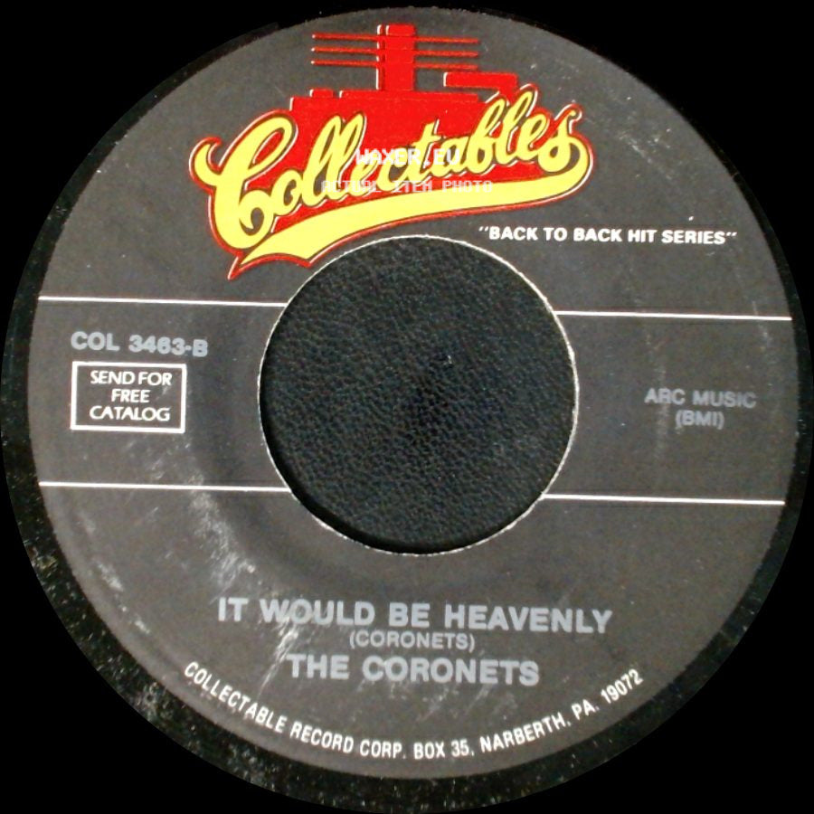 The Coronets / The Invincibles - It Would Be Heavenly / Mr. Moonglow side A