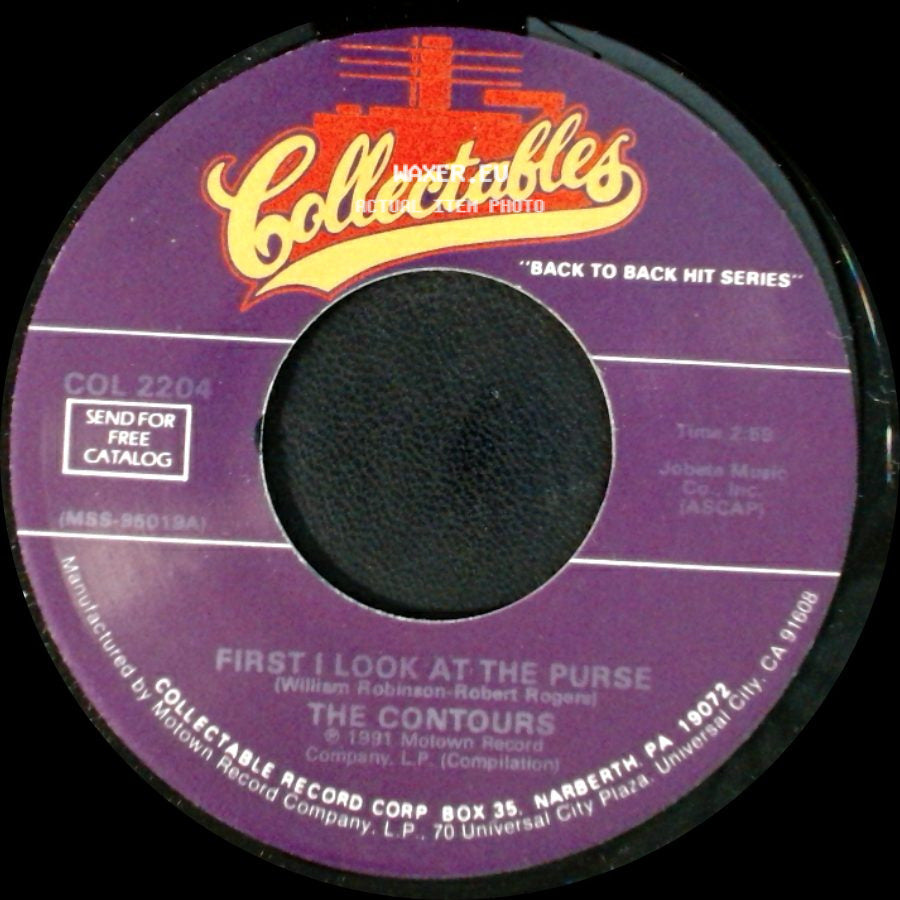 The Contours - First I Look At The Purse / Can You Do It side A