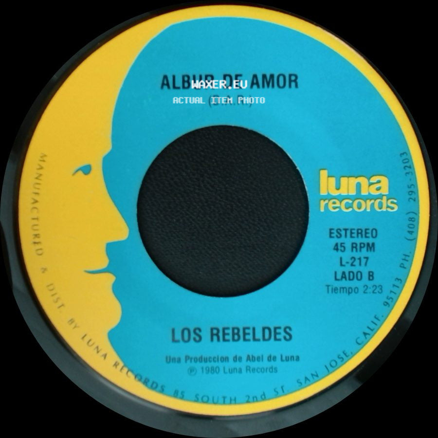 Los Rebeldes - Tu Partida / Albur De Amor side B