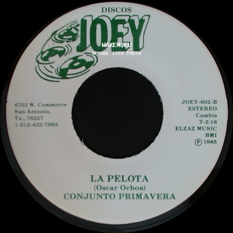 Conjunto Primavera - La Pelota / Nuestro Orgullo side A