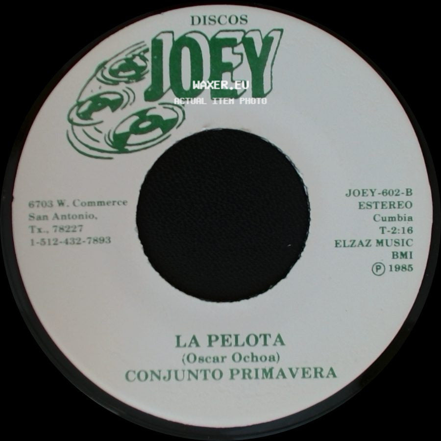 Conjunto Primavera - La Pelota / Nuestro Orgullo side A
