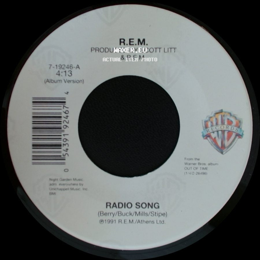 R.E.M. - Radio Song / Love Is All Around side A