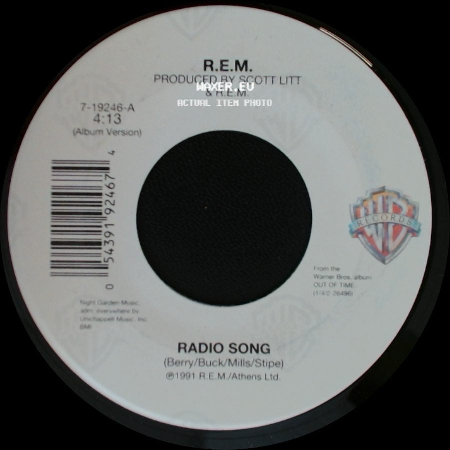 R.E.M. - Radio Song / Love Is All Around side A