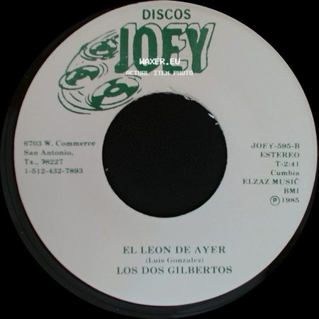 Los Dos Gilbertos - Ay Mi Madre / El Leon De Ayer side B